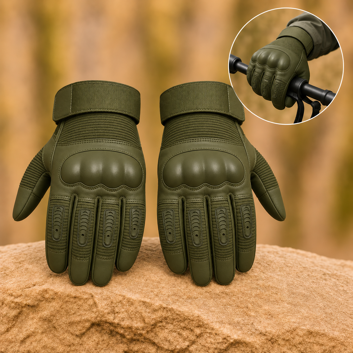 Gauntra – Outdoor Work Gloves with Knuckle Protection, Touchscreen Fingertips & Non-Slip Grip