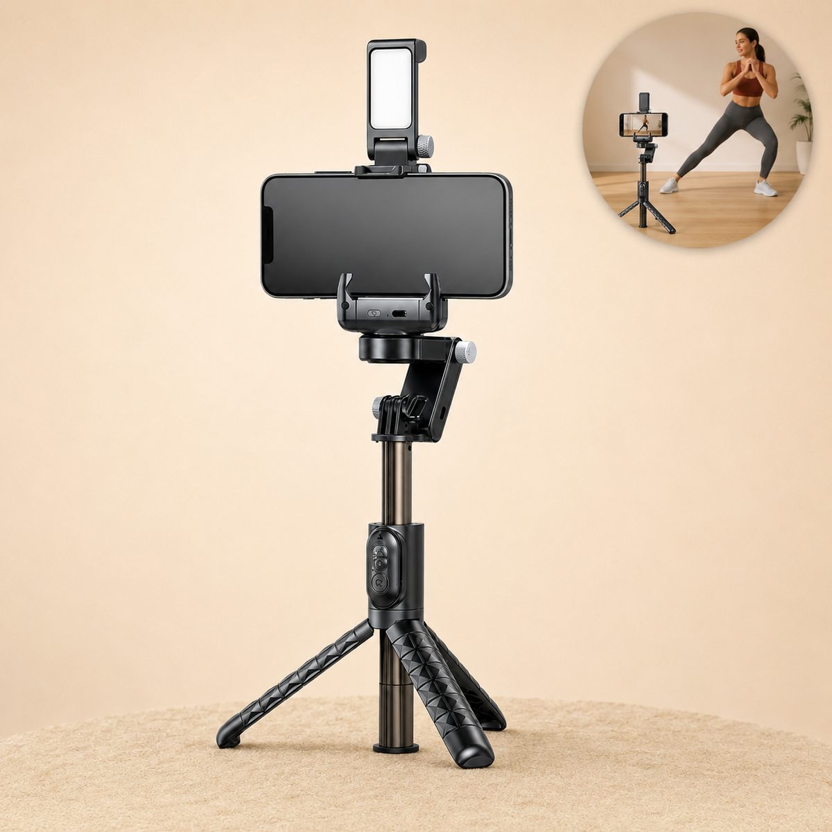 Pivova - 360° Auto-Tracking Phone Tripod & Selfie Stick