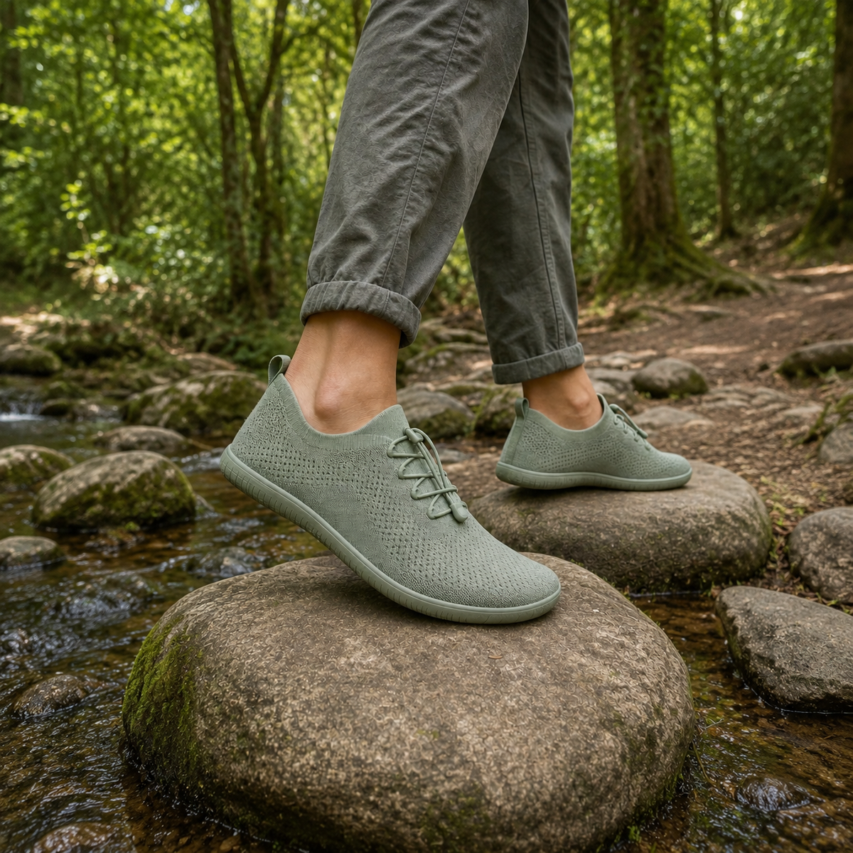 Stridova – Wide-Fit Barefoot Walking Shoes with Breathable Upper, Flexible Zero-Drop Sole & Grippy Outsole