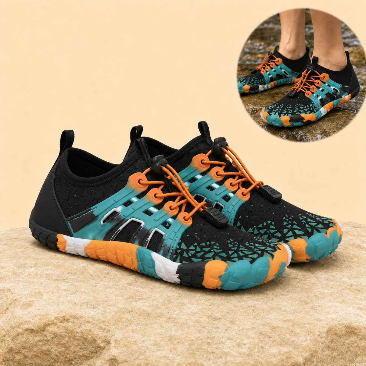 Baresol – Barefoot Water Shoes with Wide-Fit Zero-Drop Sole & Quick-Dry Grip