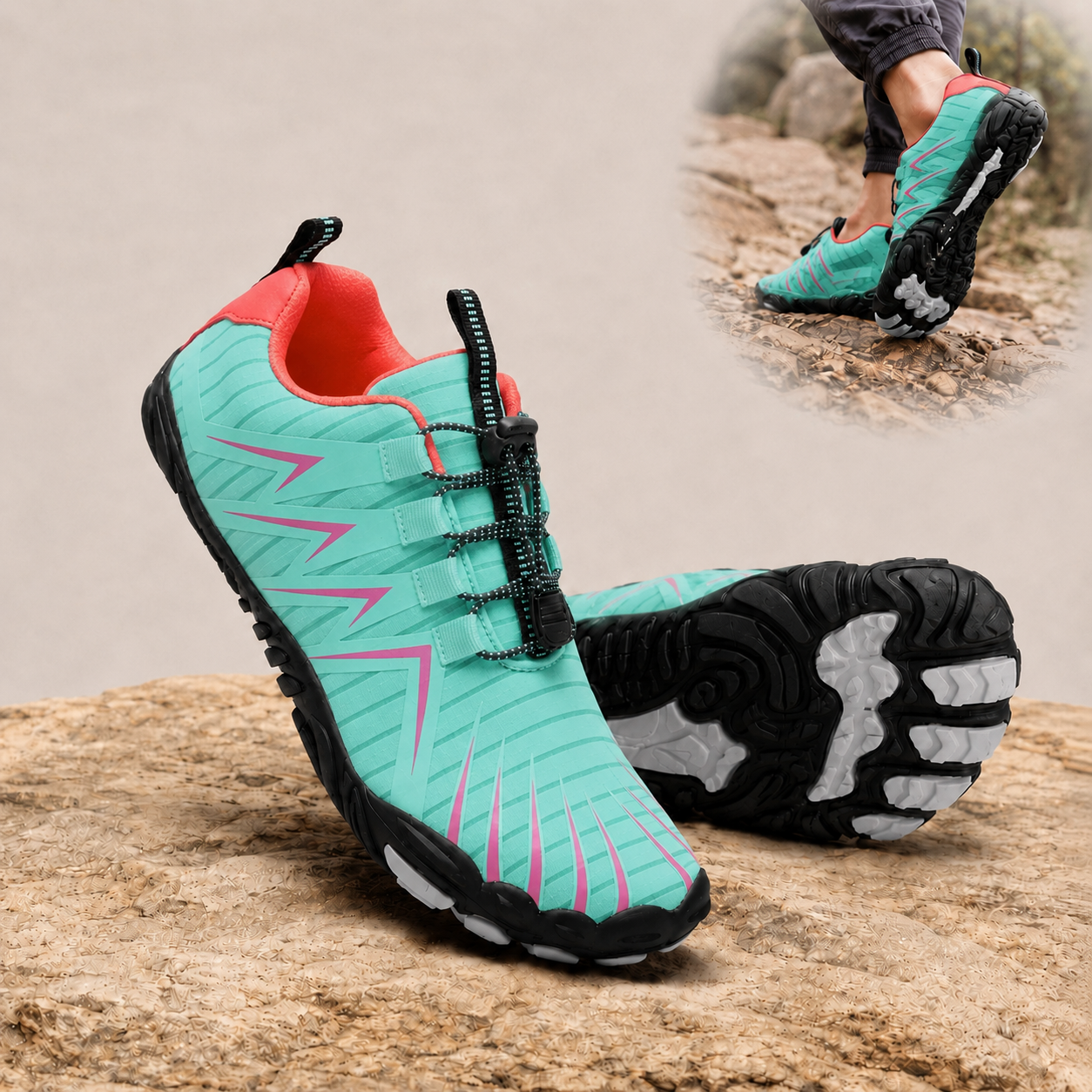 Fieldway – Barefoot Walking Shoes | Non-Slip Wide Fit | Outdoor Comfort