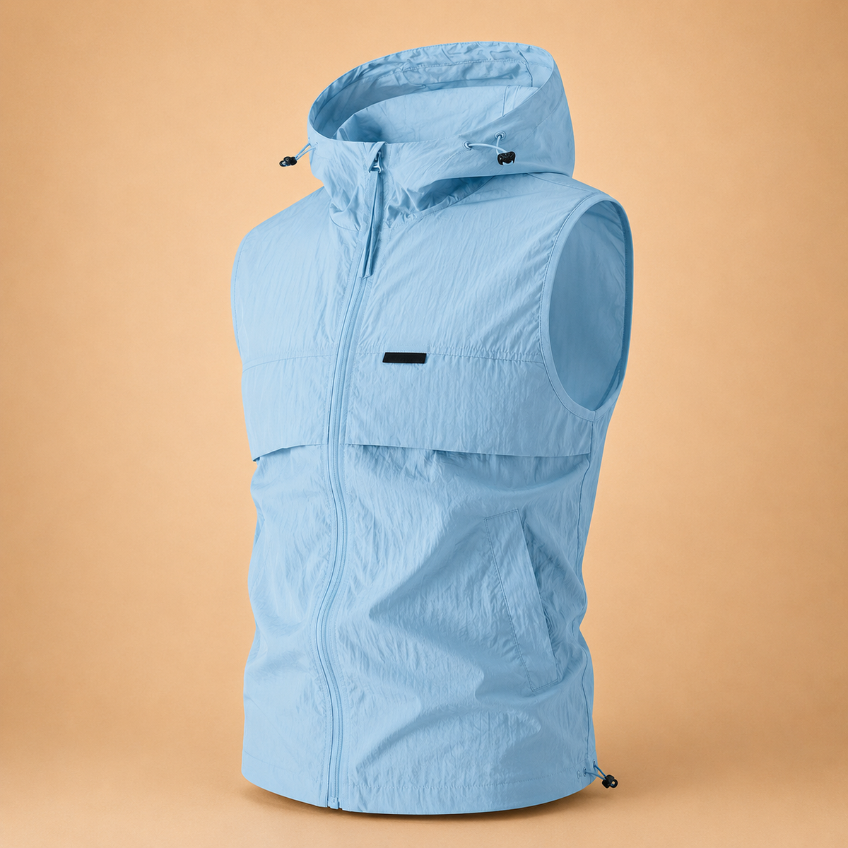 Windova – Hooded Sleeveless Gilet with Windproof Shell & Adjustable Hood for Hiking & Fishing