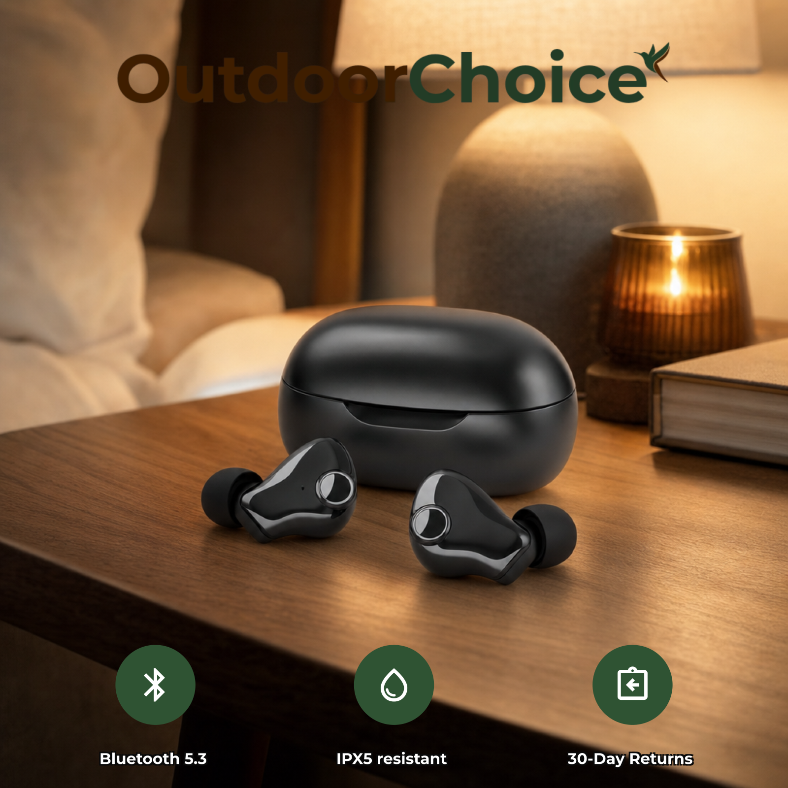 Somnora - OutdoorChoice Bluetooth 5.3, IPX5, 30-day returns