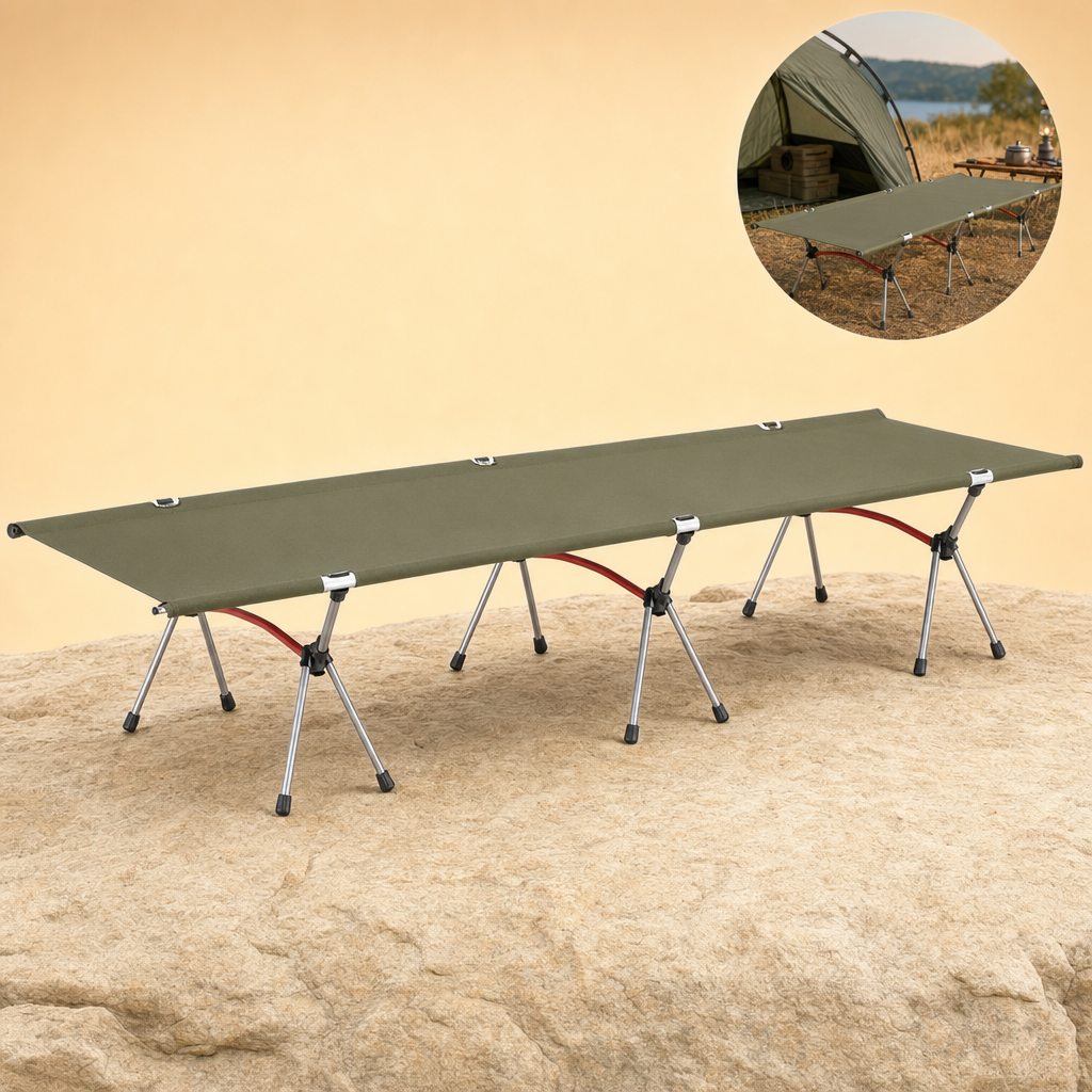 Camplo camp bed - Olive Green