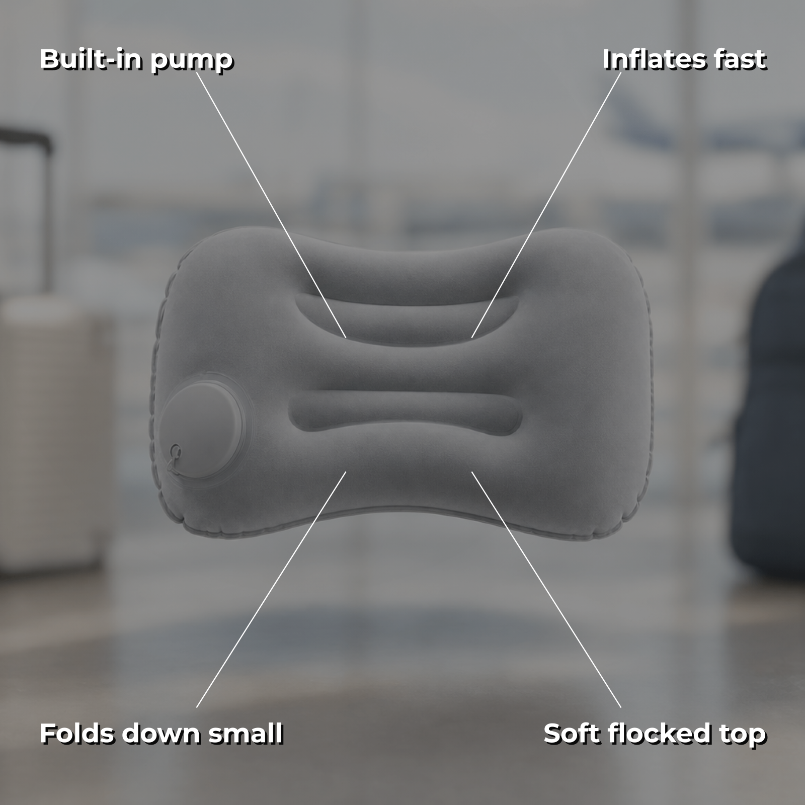 Dozara travel pillow features