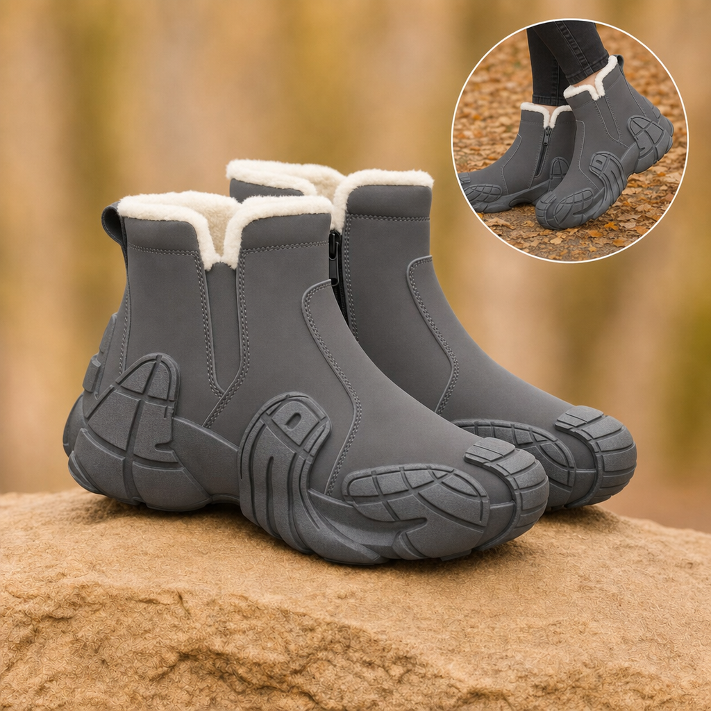 Torvex waterproof winter boots in grey