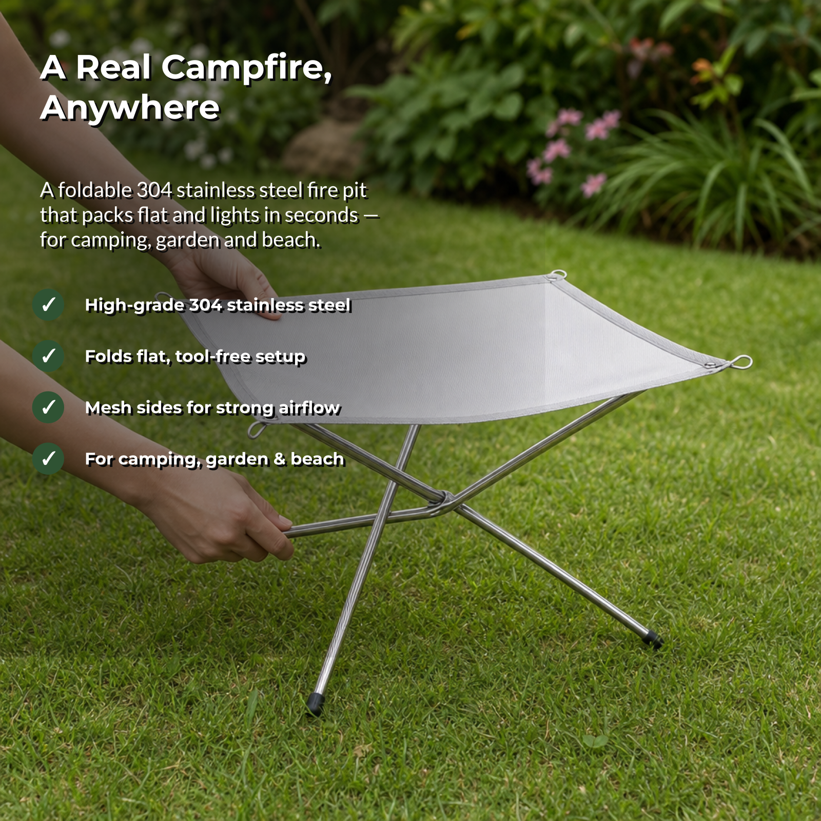 A real campfire anywhere - Emberix benefits