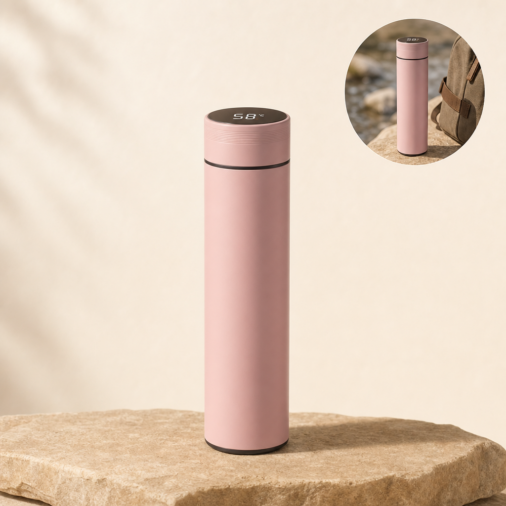 Tempix pink water bottle