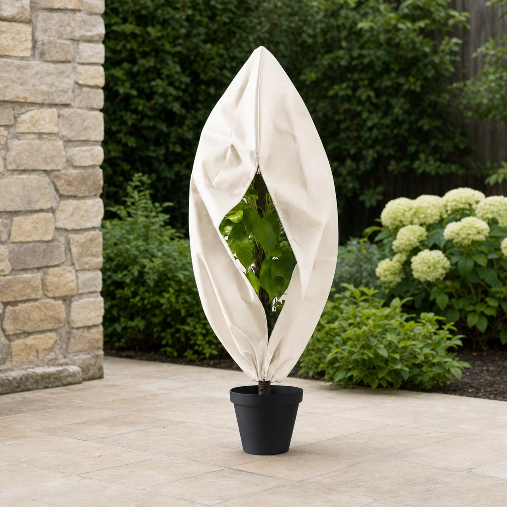 Verdano cover over potted shrub