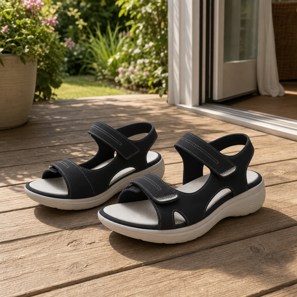 WIDEVA-G2 sandals in home setting