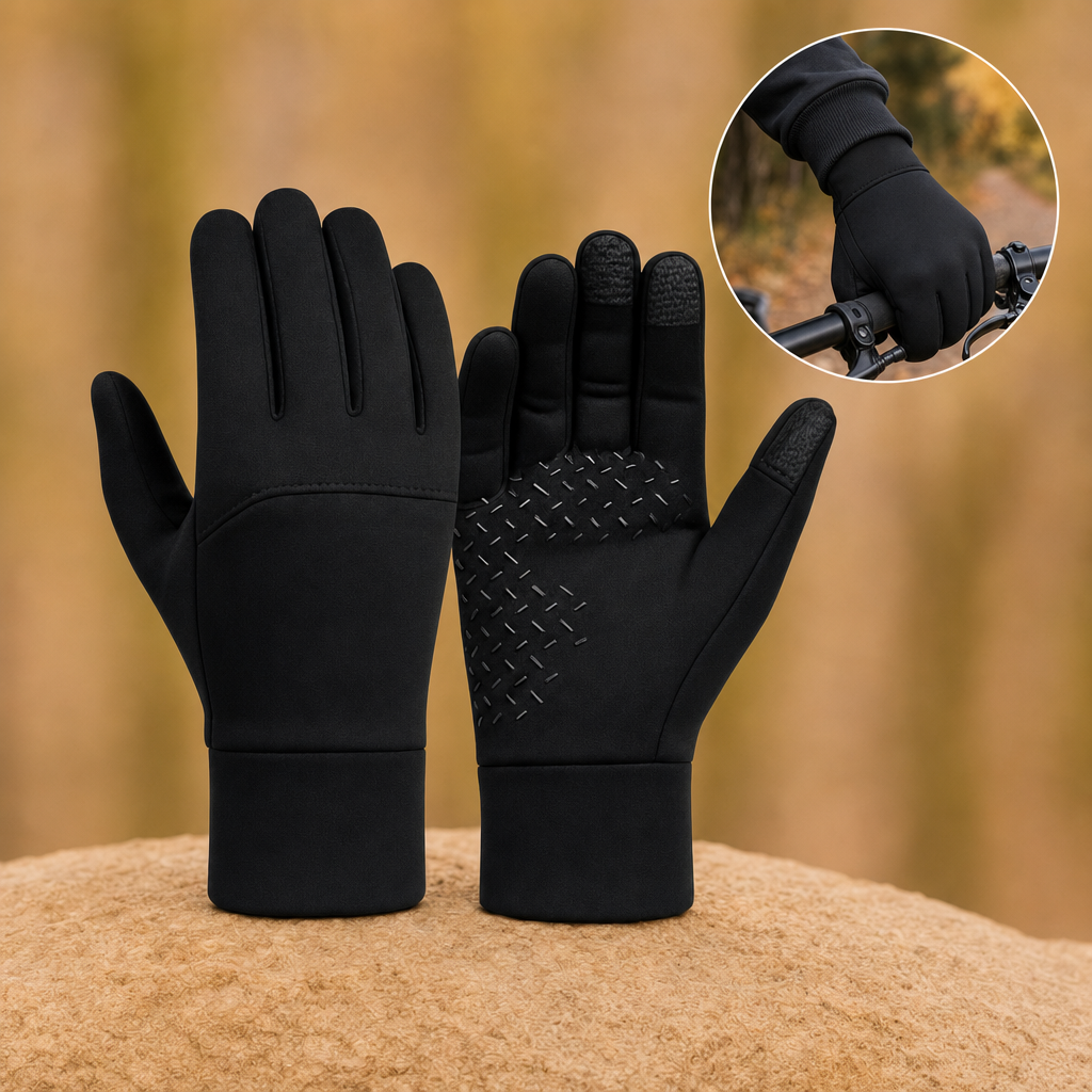 Calidra thermal gloves in Black