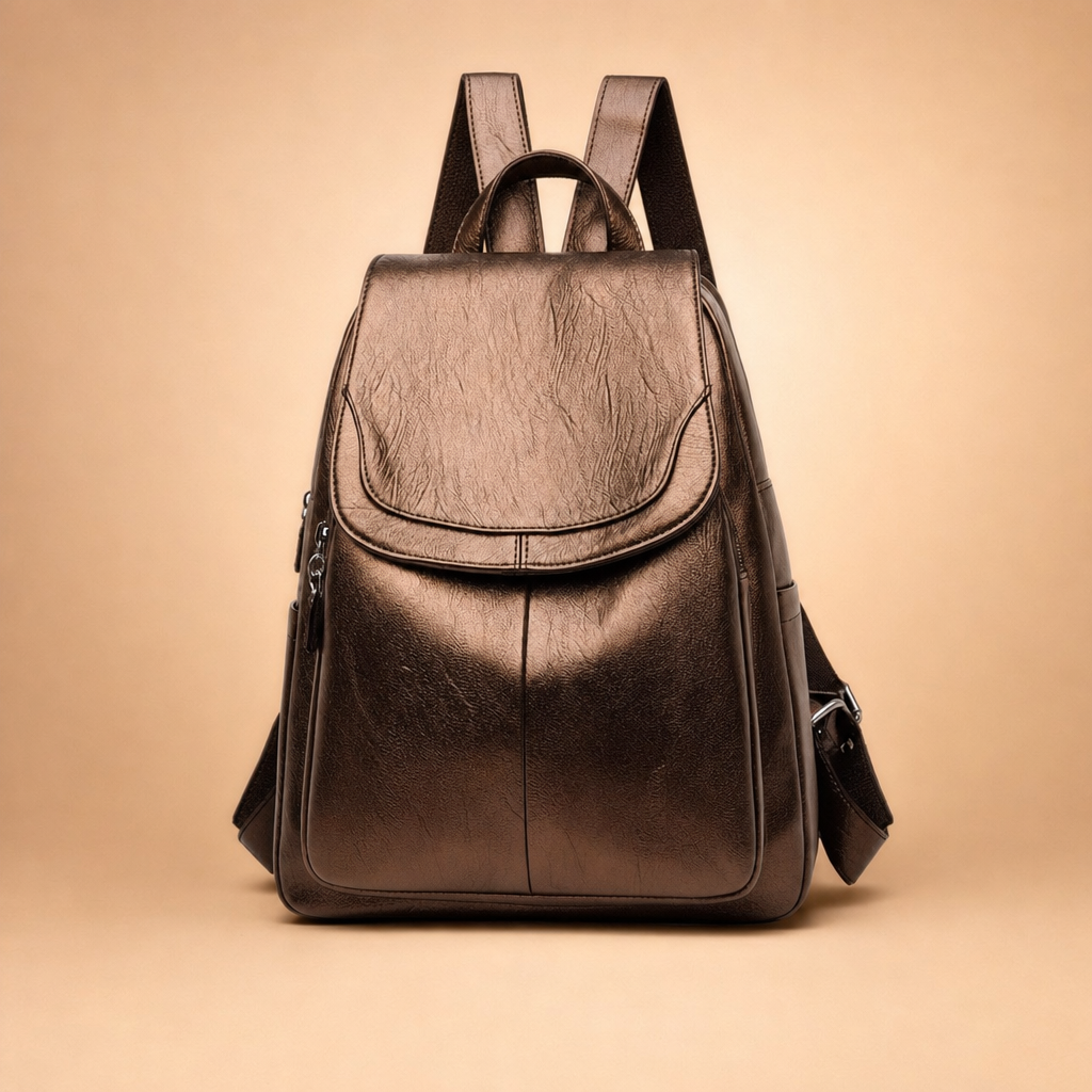Vaultora anti-theft backpack Bronze