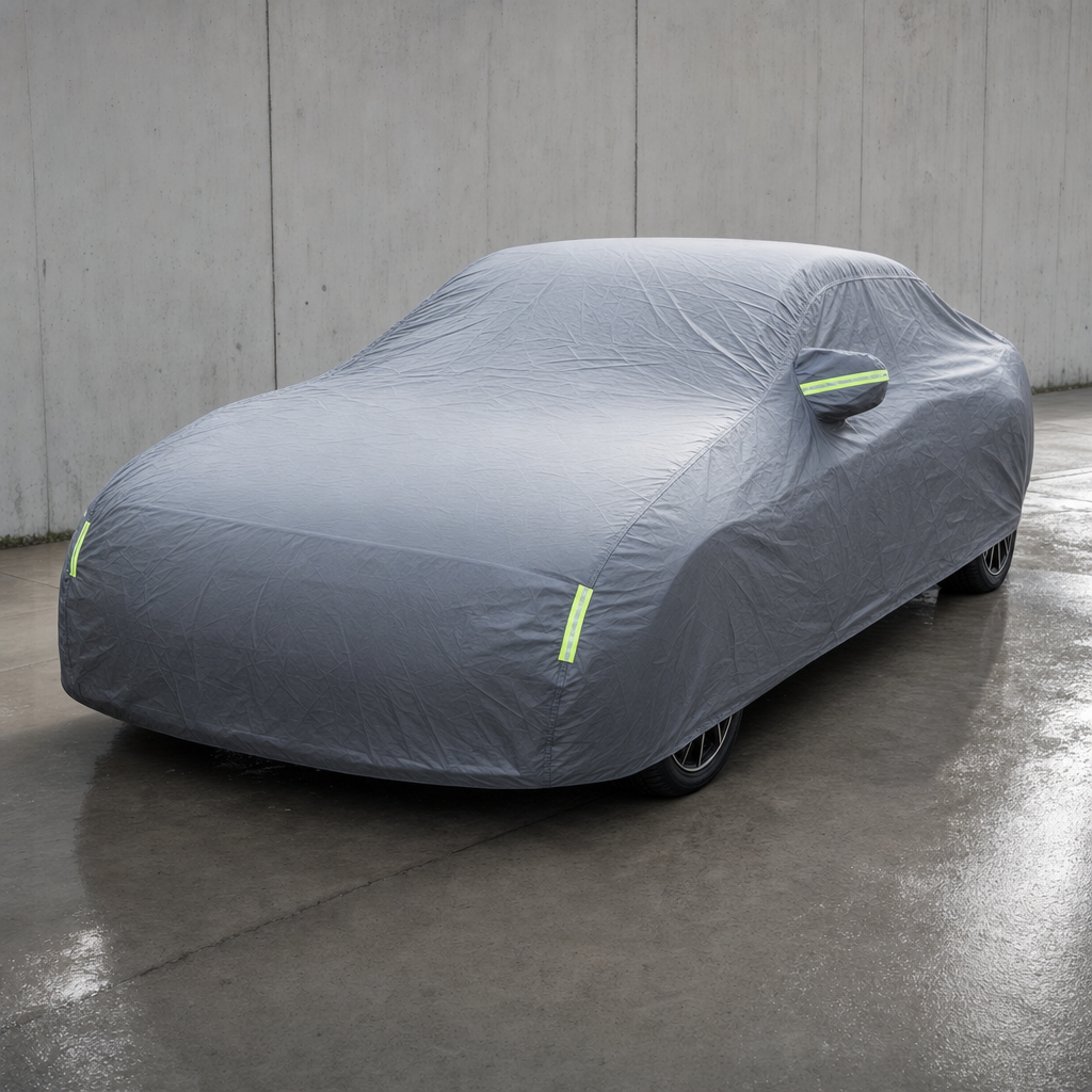 Covaro car cover folded into storage bag