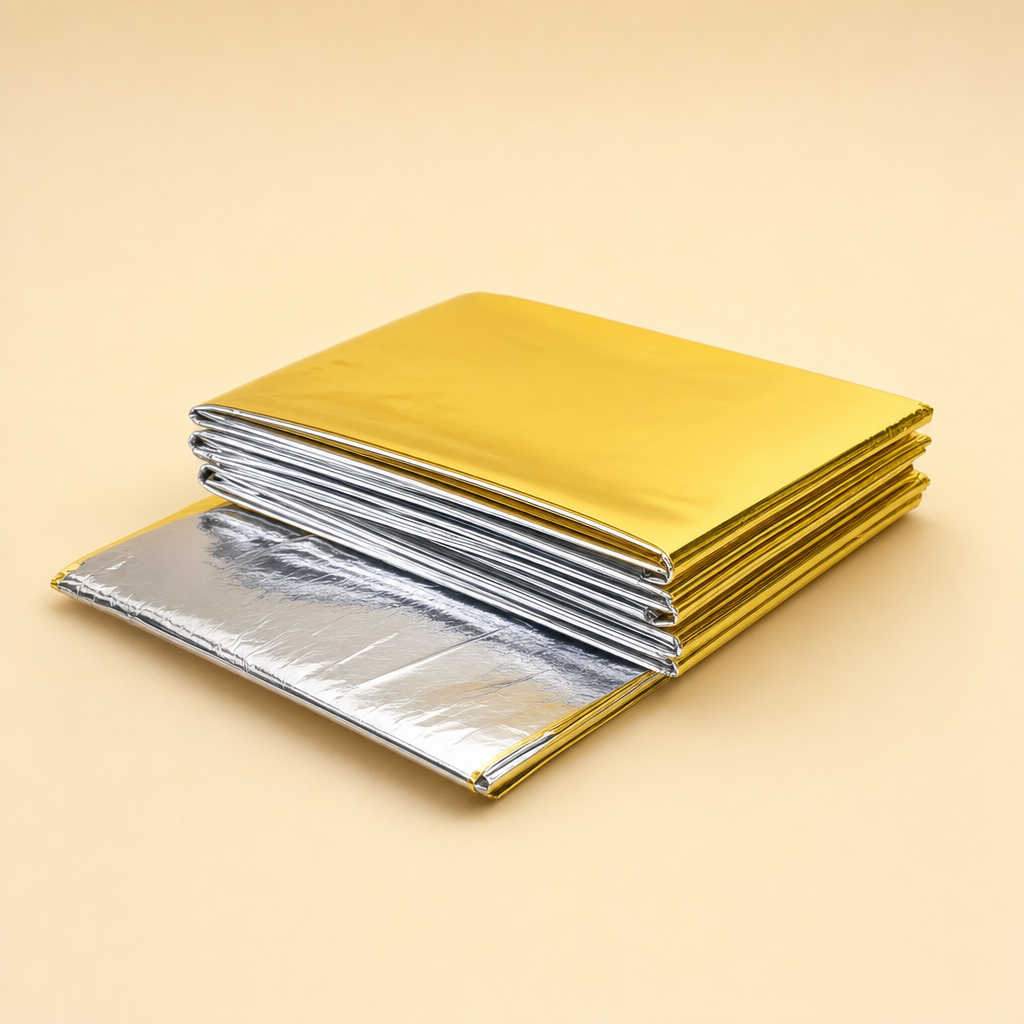 Survora emergency survival foil blanket - gold and silver reflective