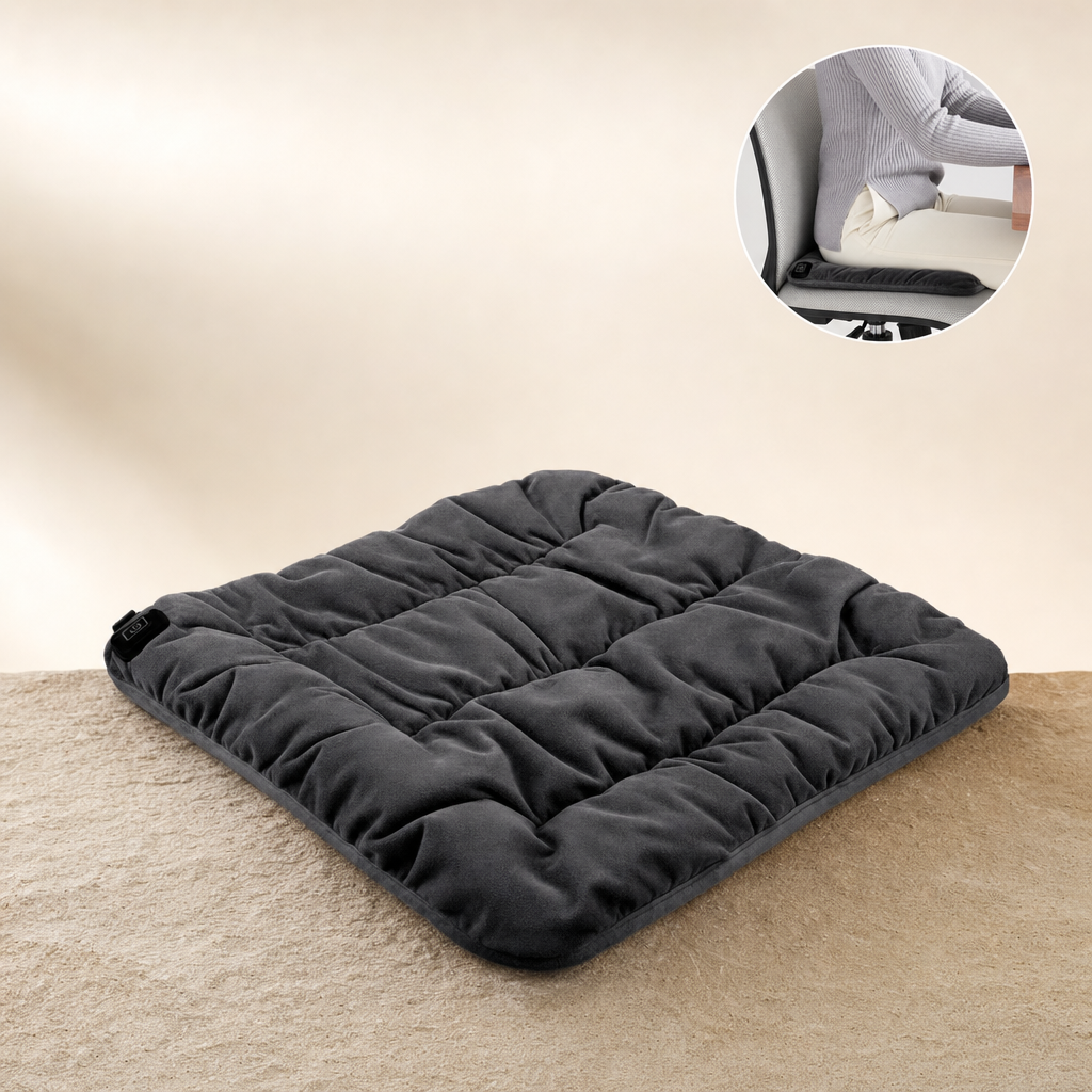 Calora dark gray USB heated seat cushion