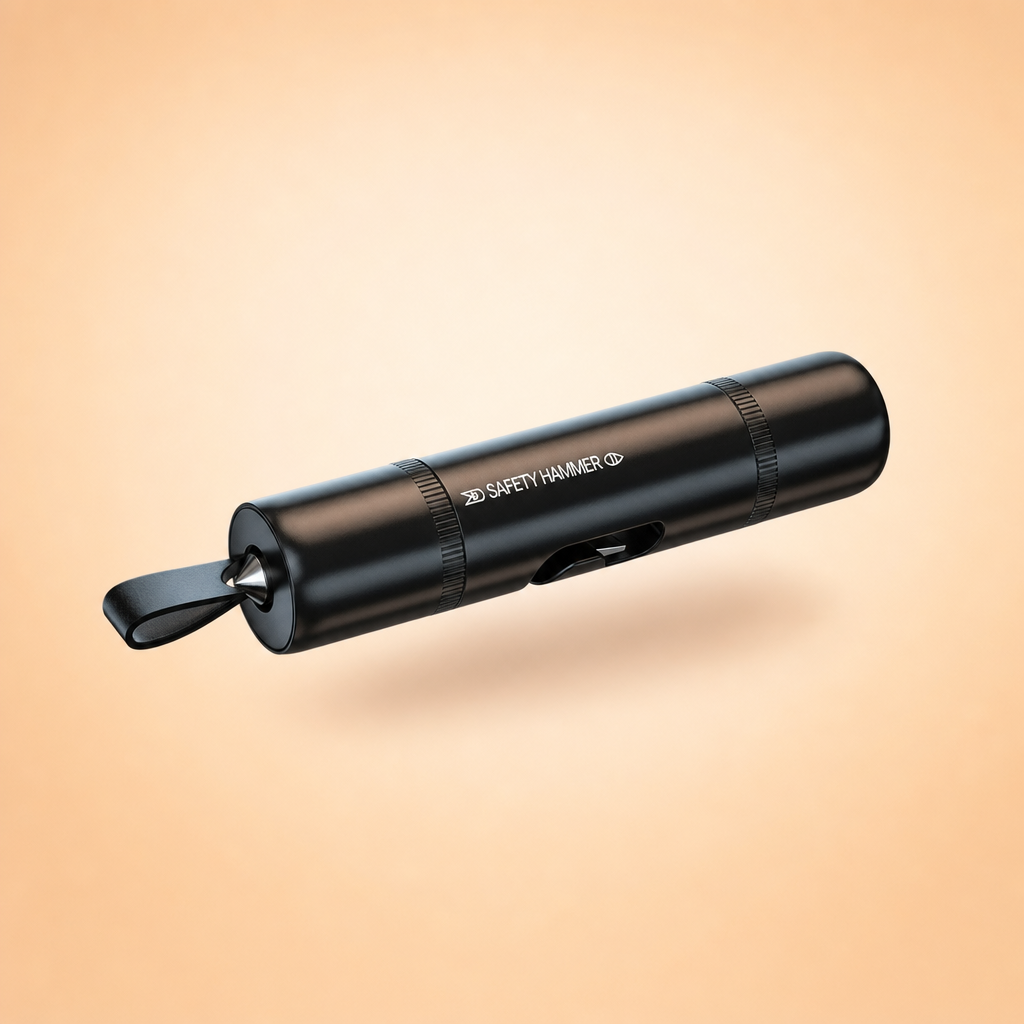 Rescora car emergency window breaker and seat belt cutter