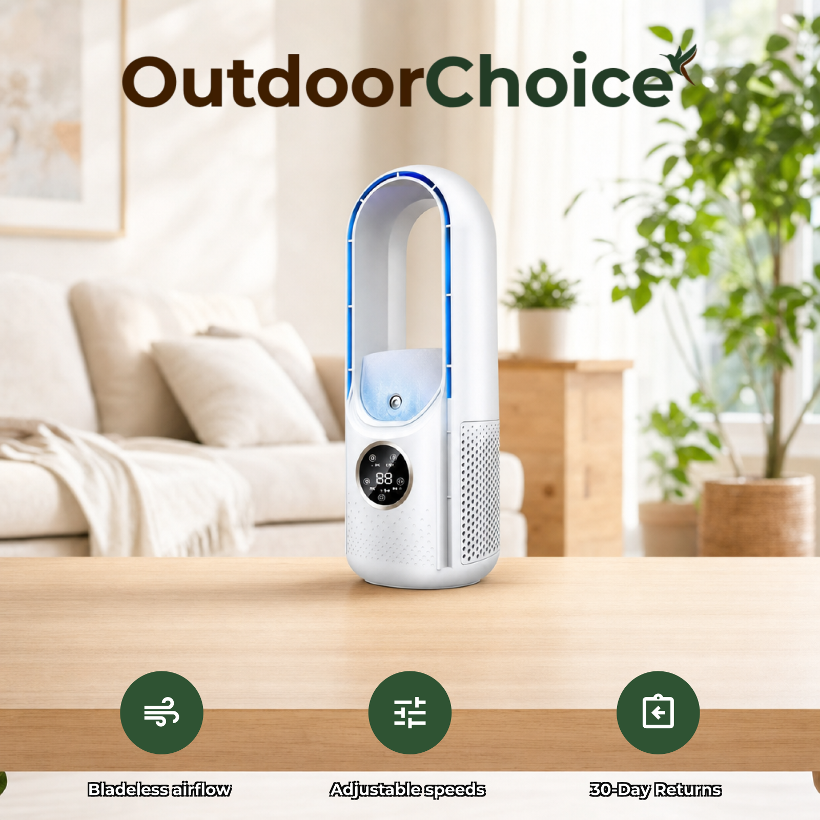 Zephora air cooler brand and guarantee card