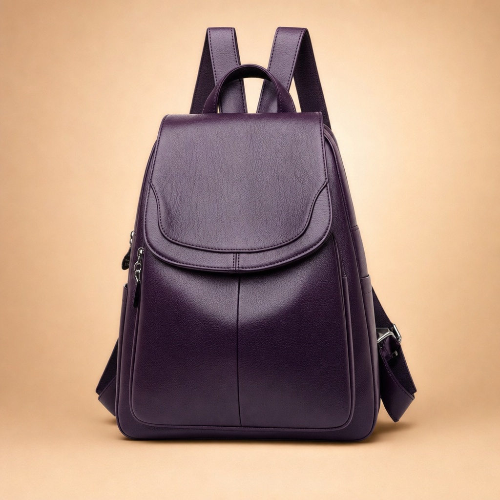 Vaultora anti-theft backpack Purple