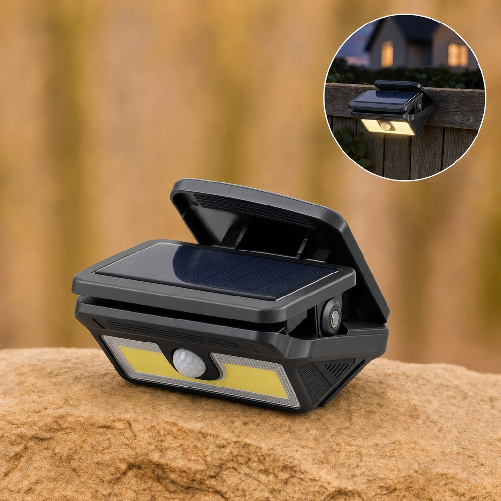 Lumova solar clip light COB style