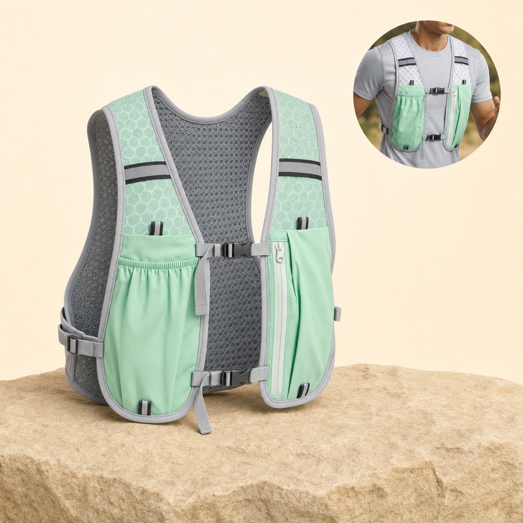Ridgeva green running hydration vest listing image