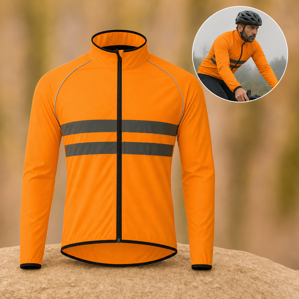 Stormix rain jacket in Orange