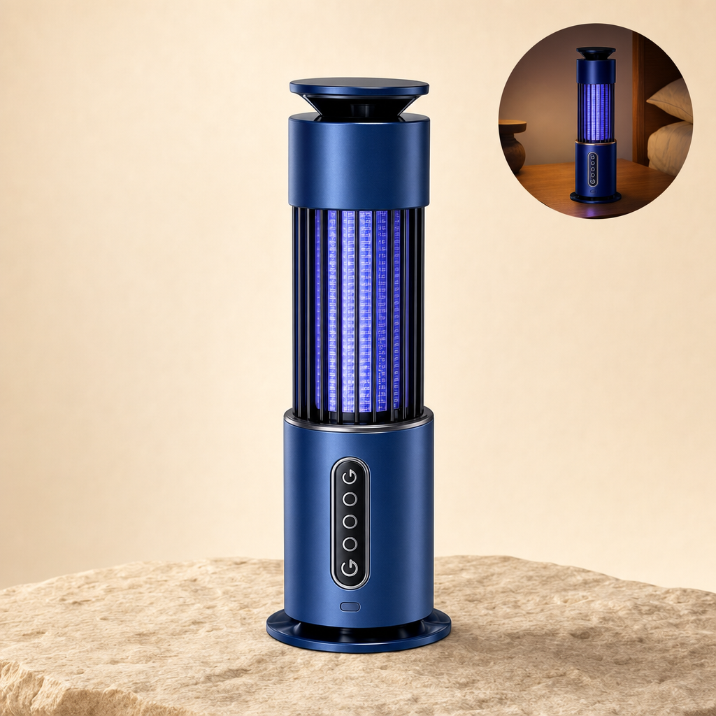 Halora mosquito lamp Blue in use