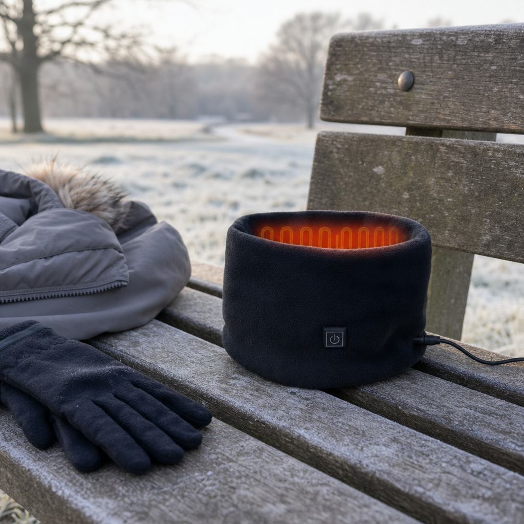 Snugora neck warmer winter setting