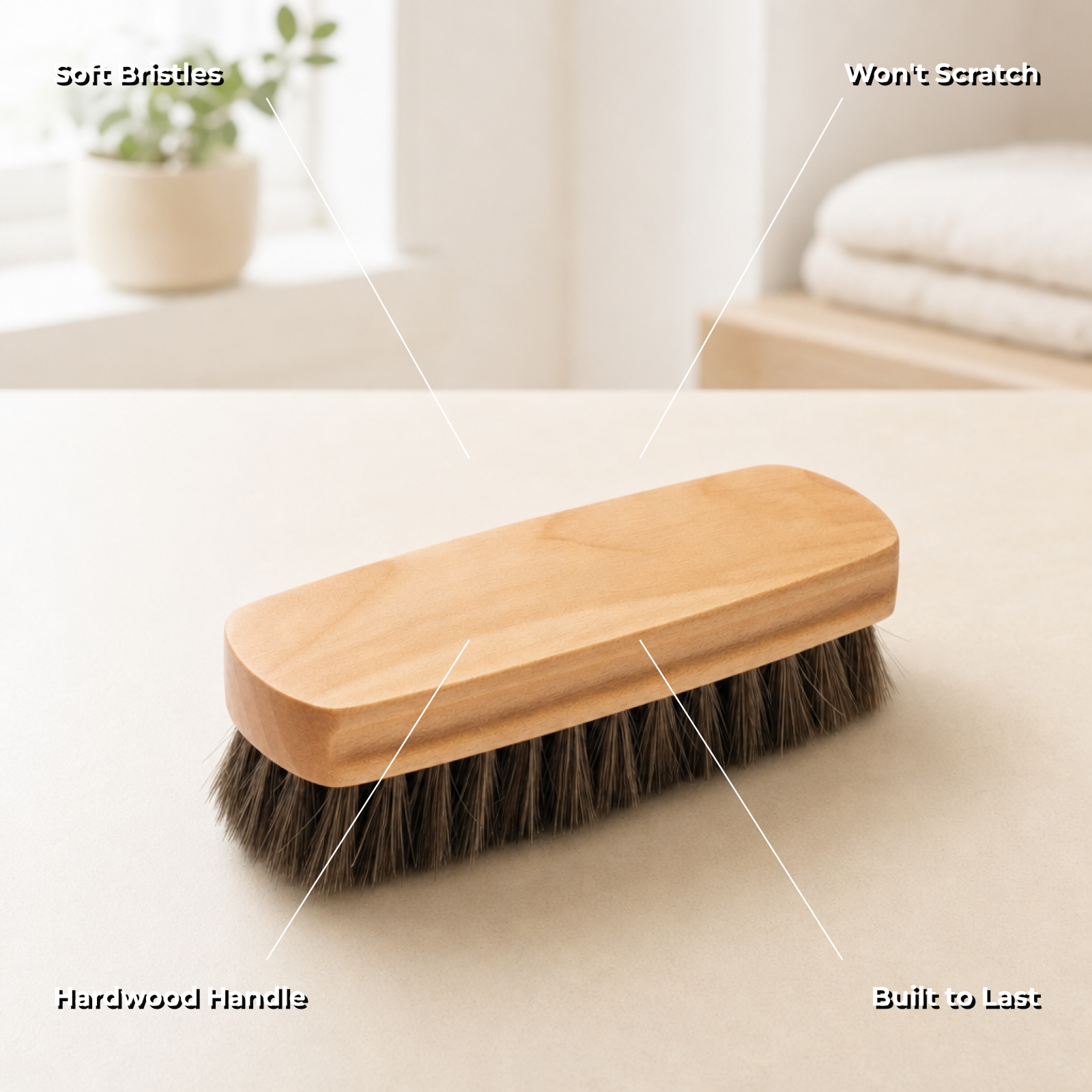 Setora shoe brush key features