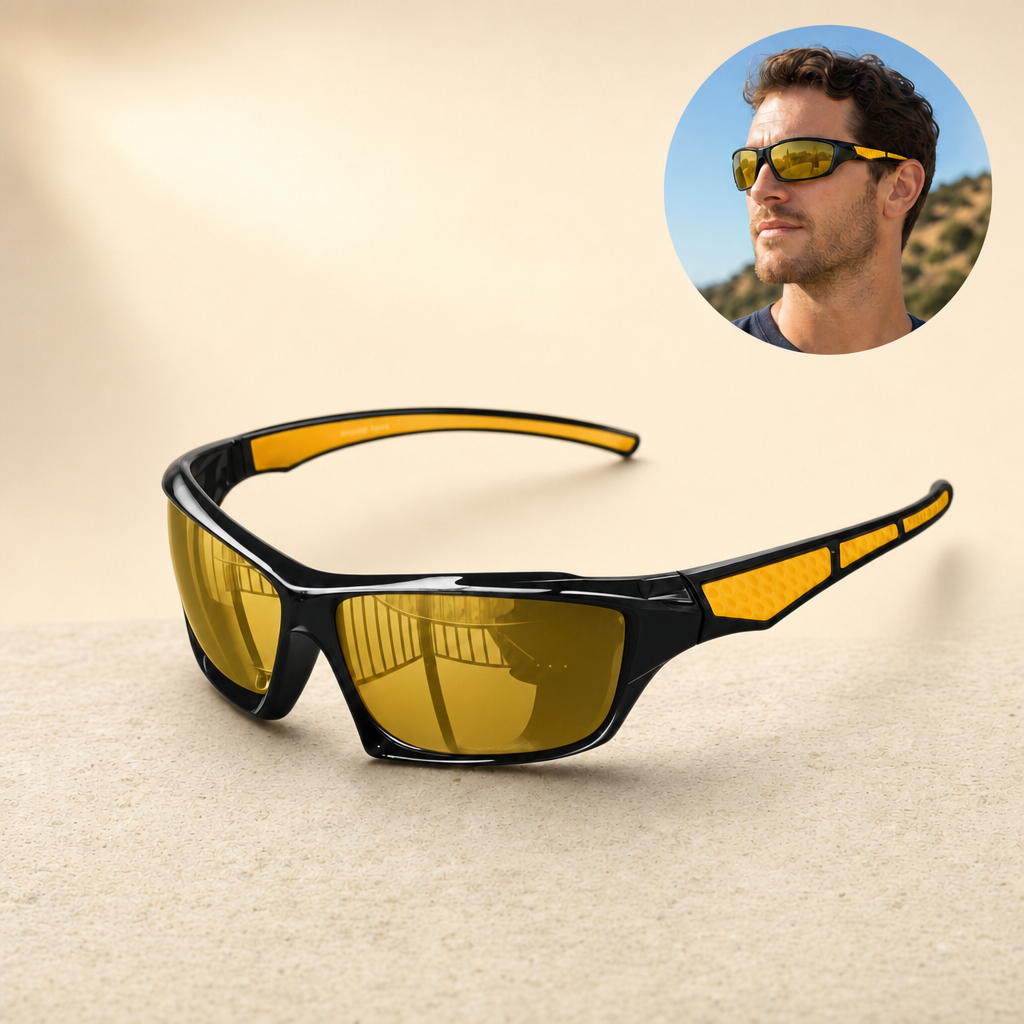Solaro polarised sunglasses – Yellow