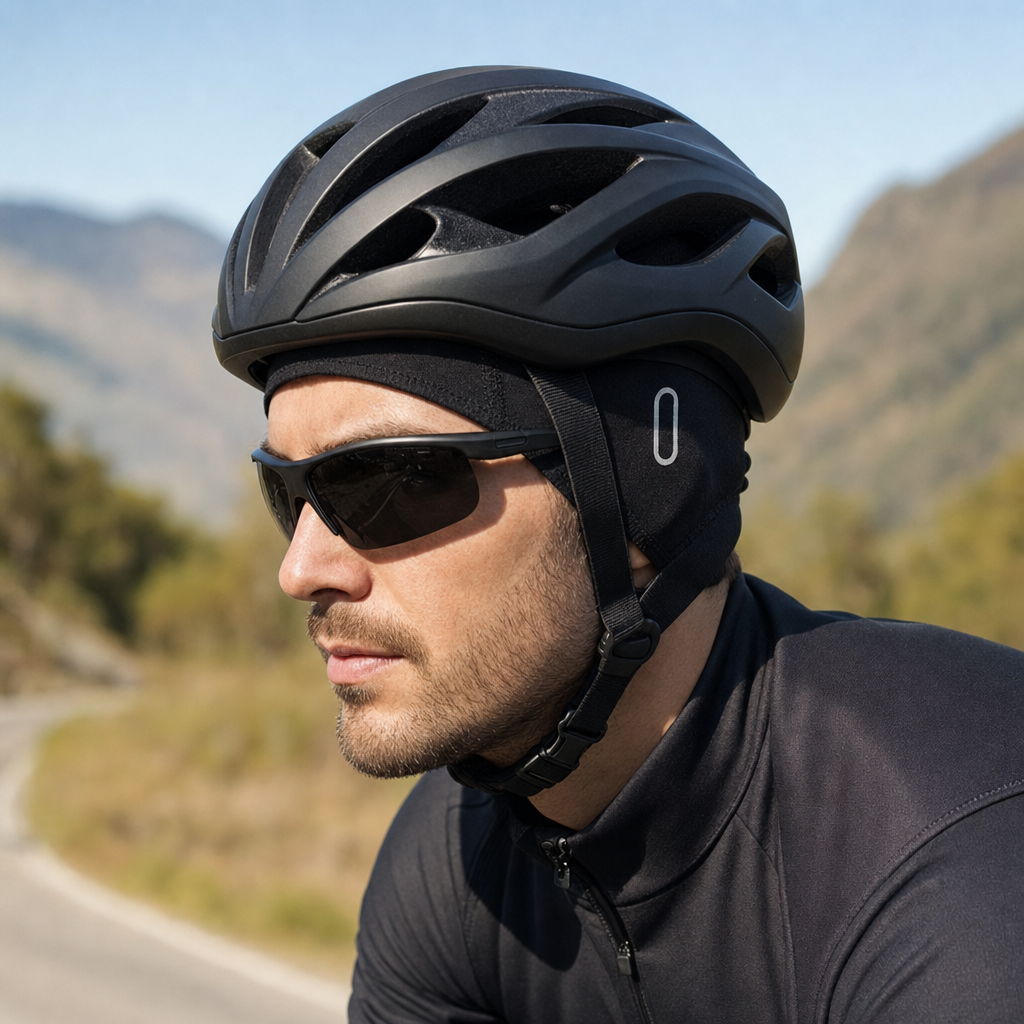 Capora cycling skull cap — worn under helmet