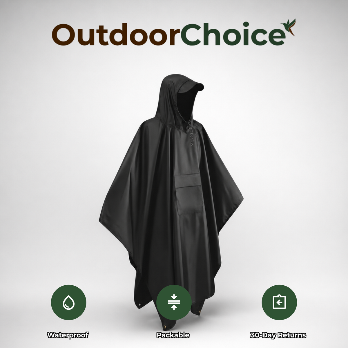 Nimbora rain poncho OutdoorChoice