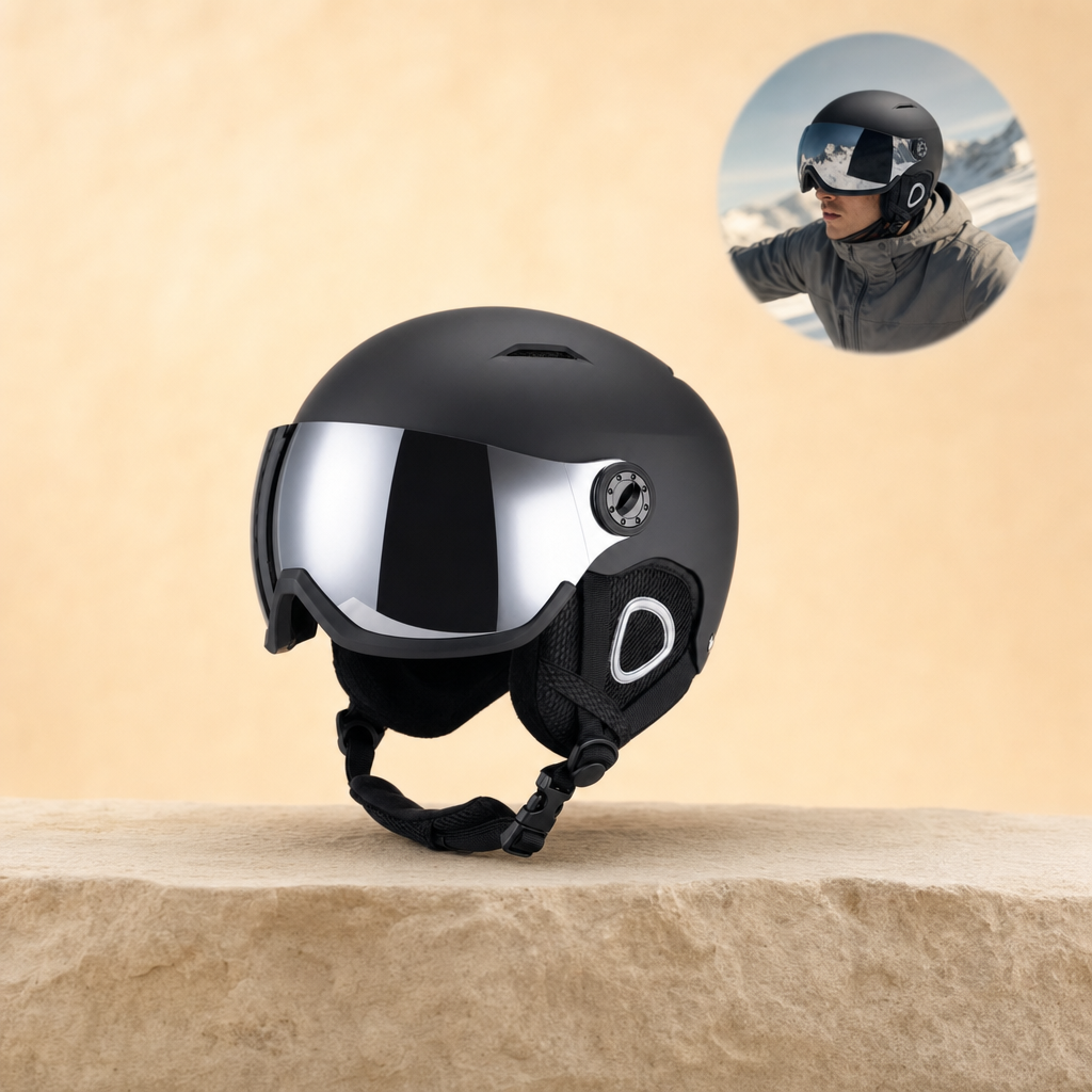Glacix ski helmet in Black