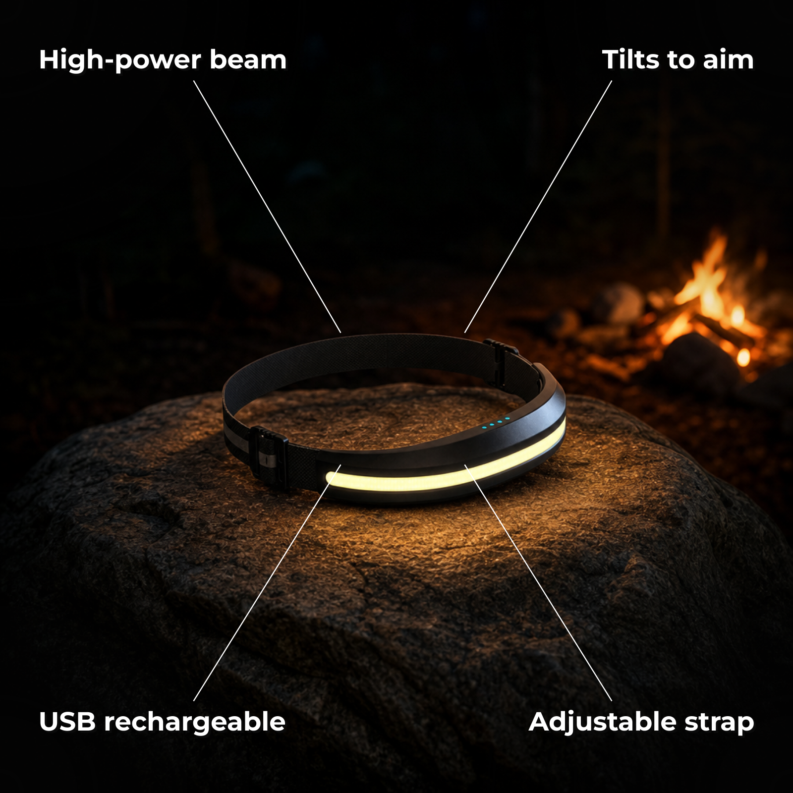 Beamora headlamp features
