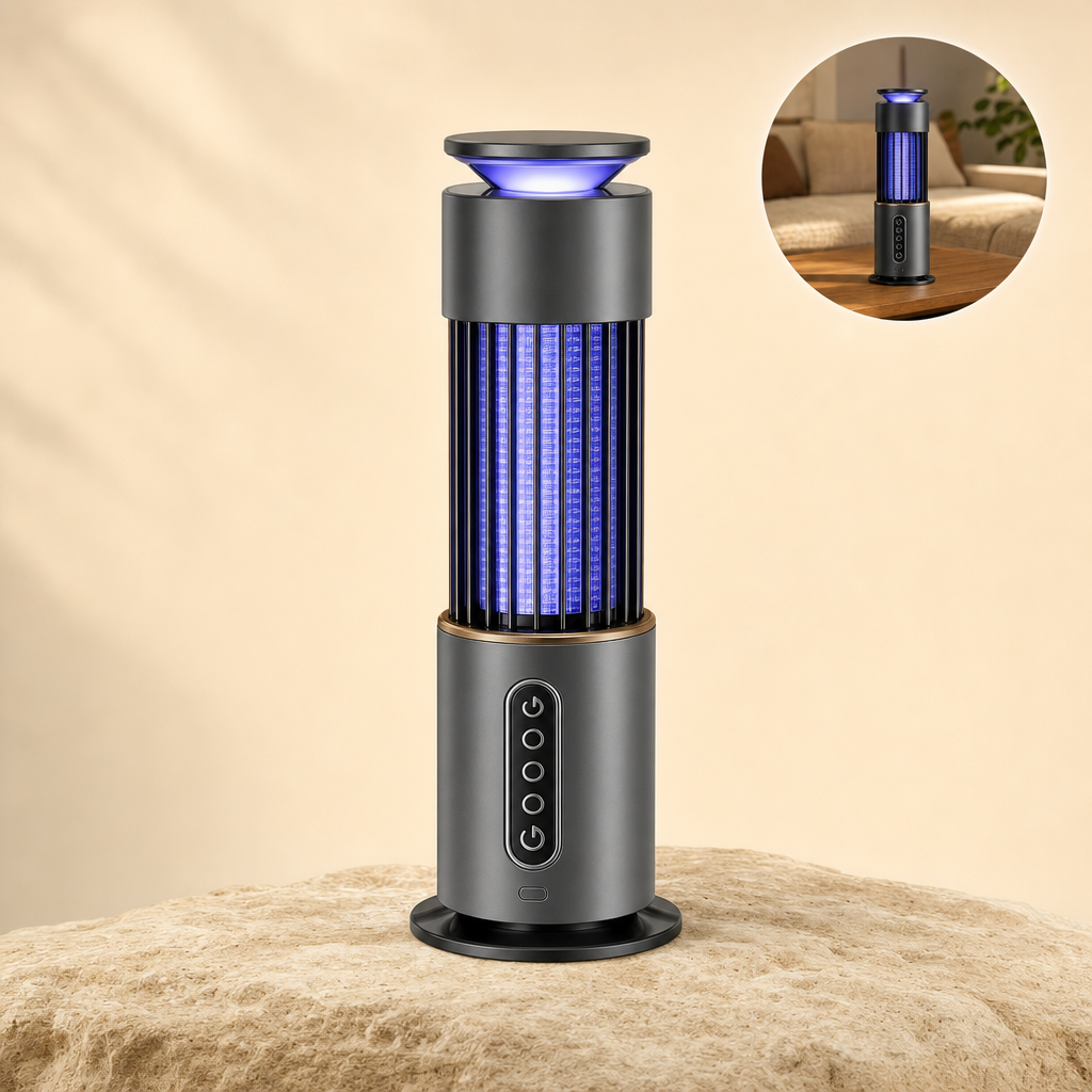 Halora mosquito lamp Gray in use