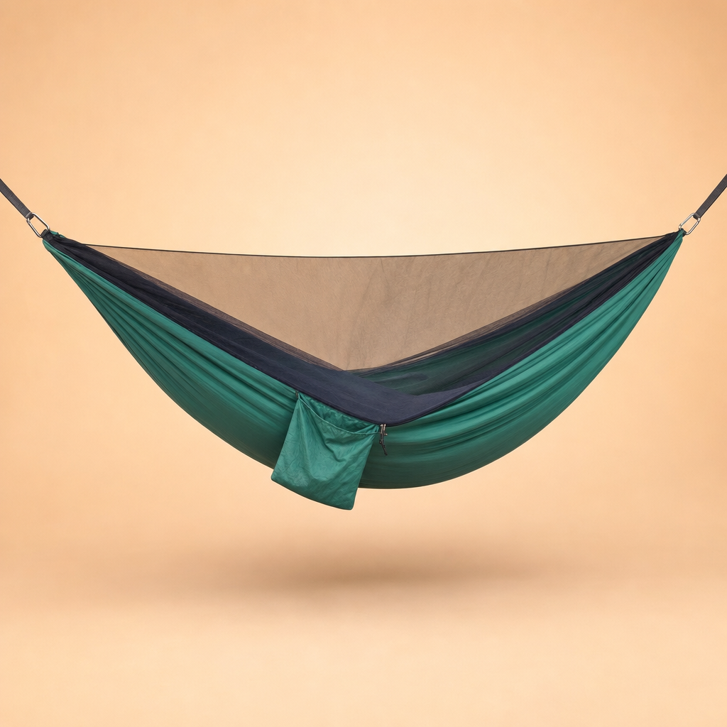 Swayora camping hammock with mosquito net and tree straps