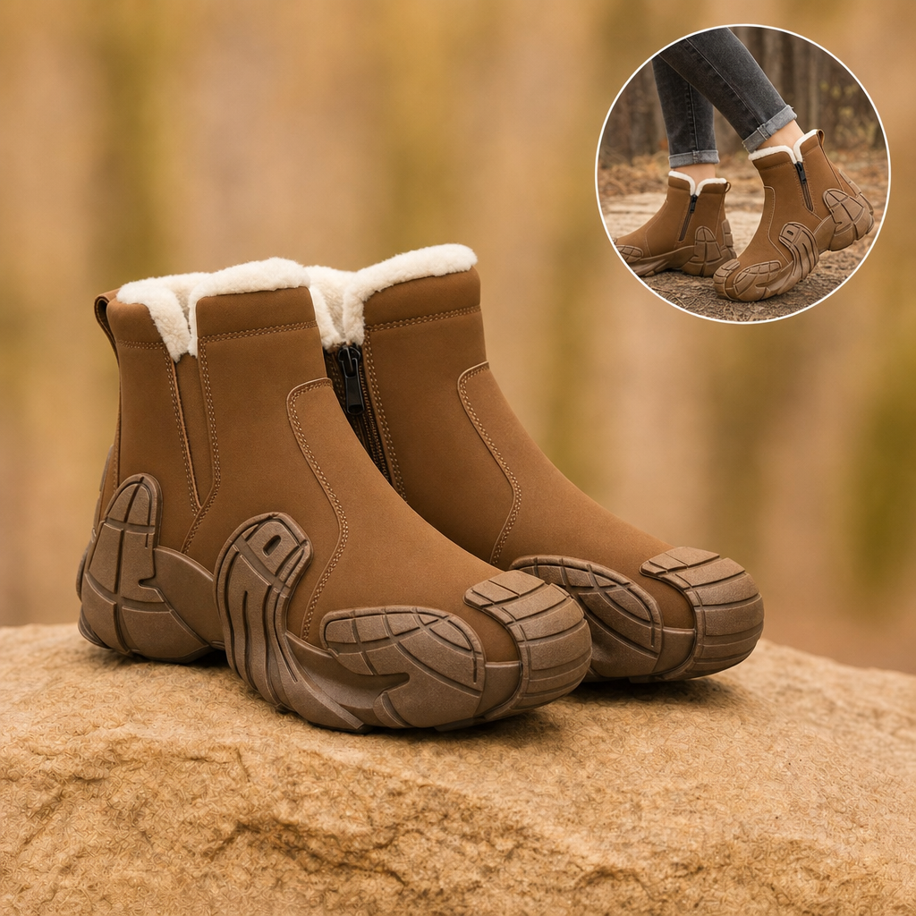 Torvex waterproof winter boots in tan