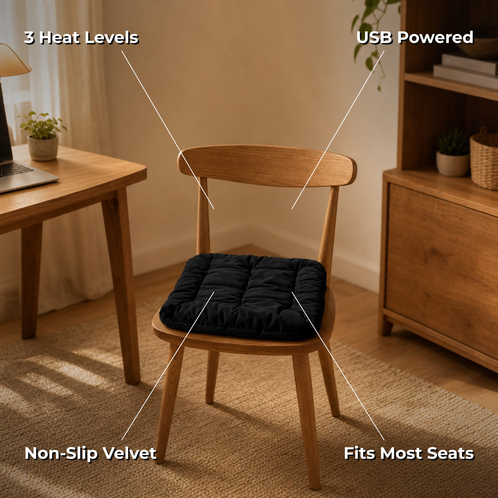 Calora heated cushion key features