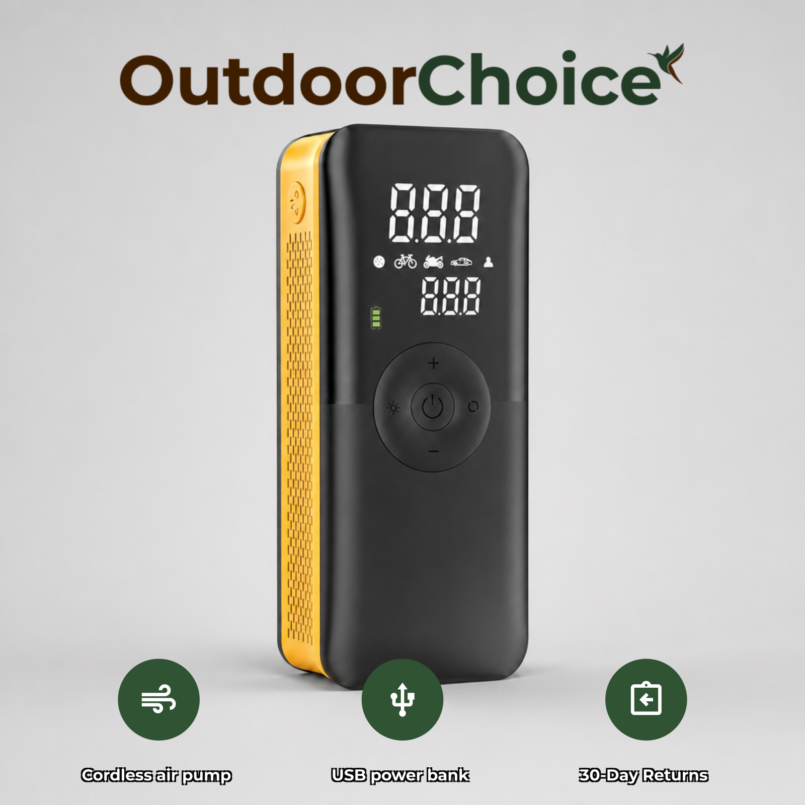 Pressix - cordless air pump, power bank and 30-day returns