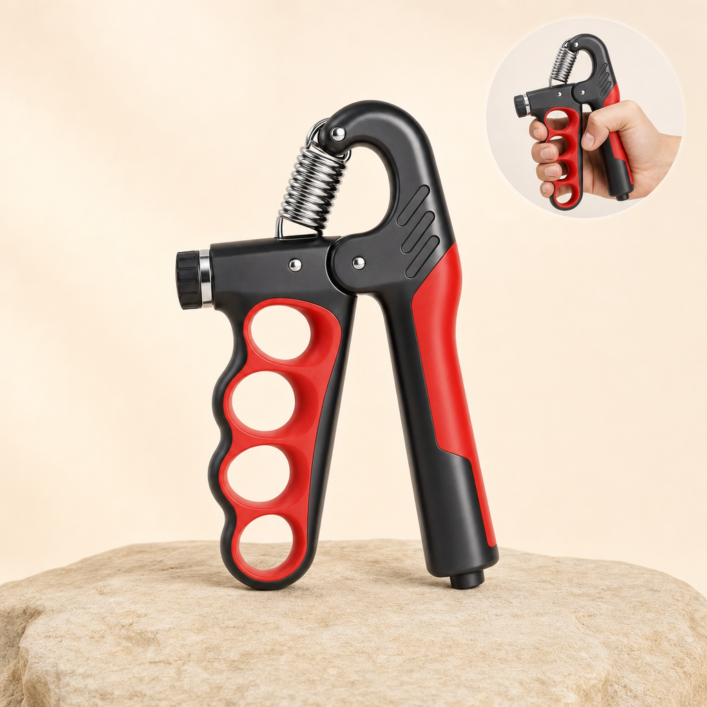 Torqora red adjustable hand grip strengthener