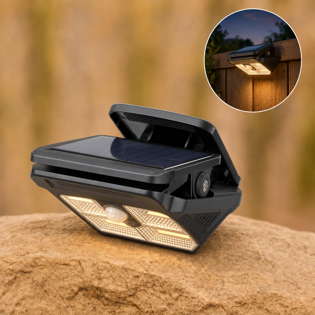 Lumova solar clip light tungsten filament style