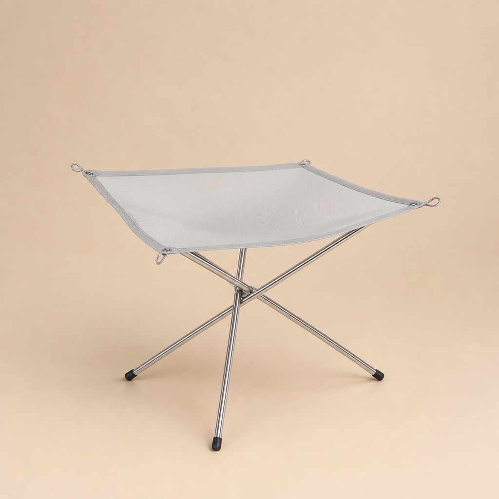 Emberix portable folding fire pit on studio backdrop