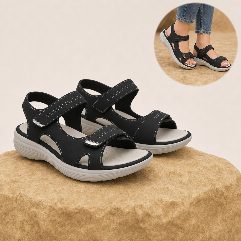 WIDEVA-V-BLACK listing image black wide-fit sandals