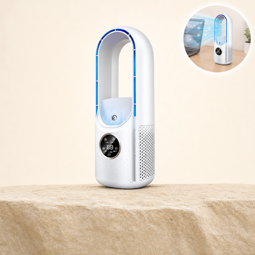 Zephora bladeless portable air cooler white listing image