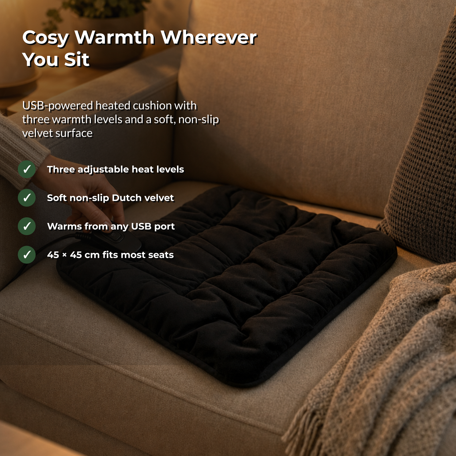 Cosy warmth wherever you sit with Calora