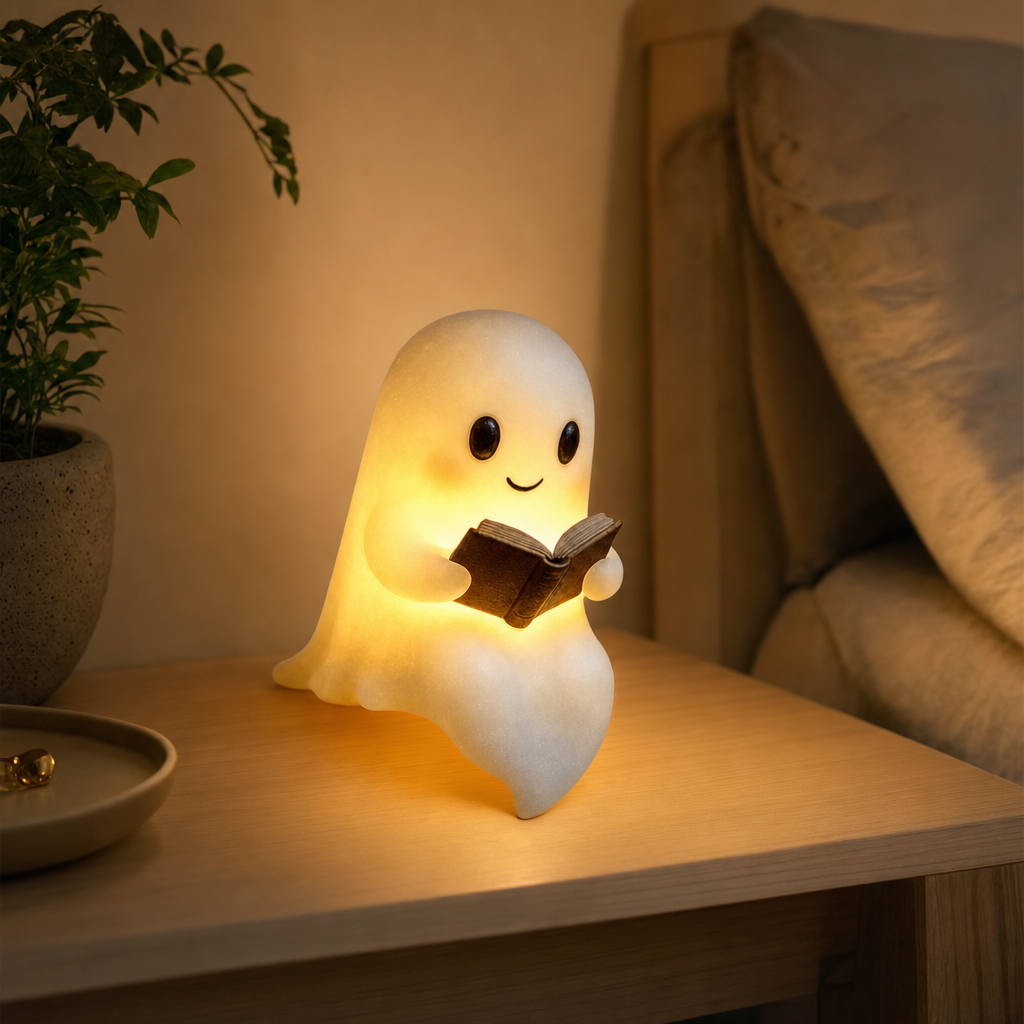 Boolura ghost reading lamp close-up