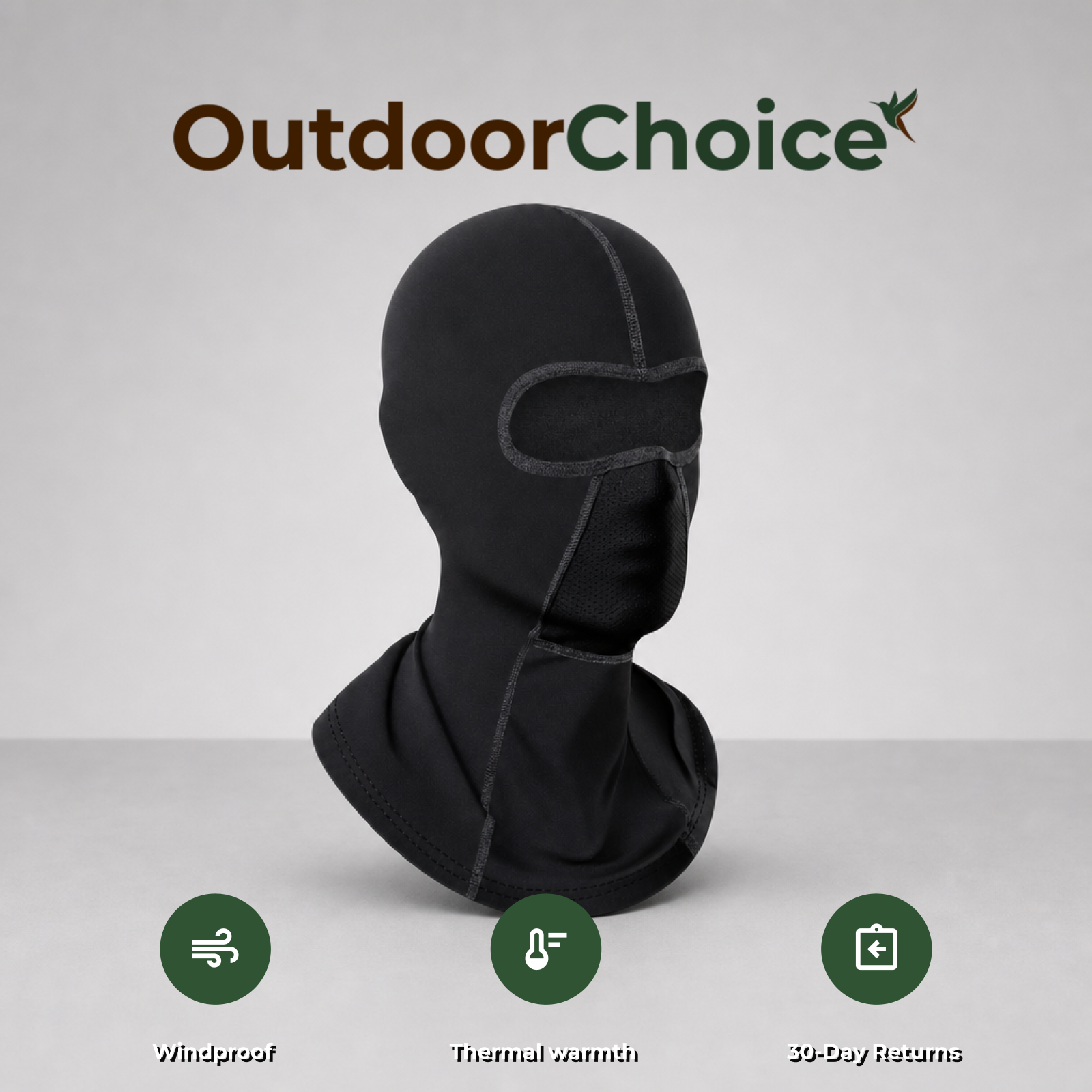 OutdoorChoice - windproof, thermal warmth, 30-day returns