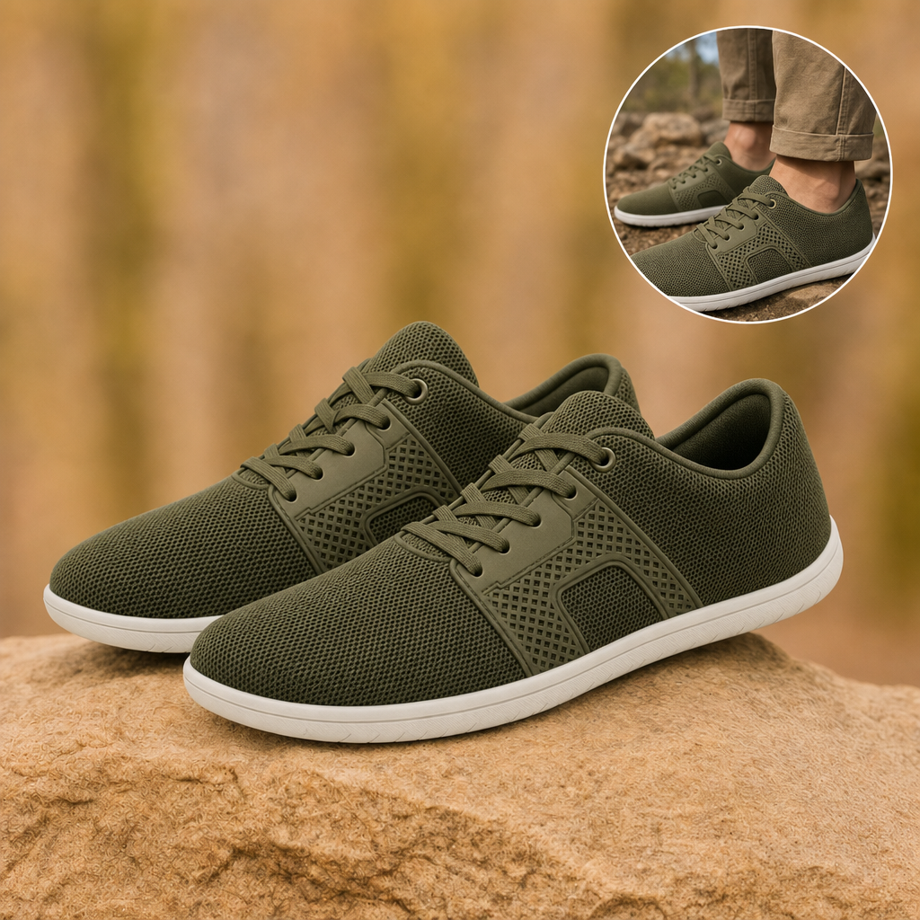 Stridon barefoot sneakers in green