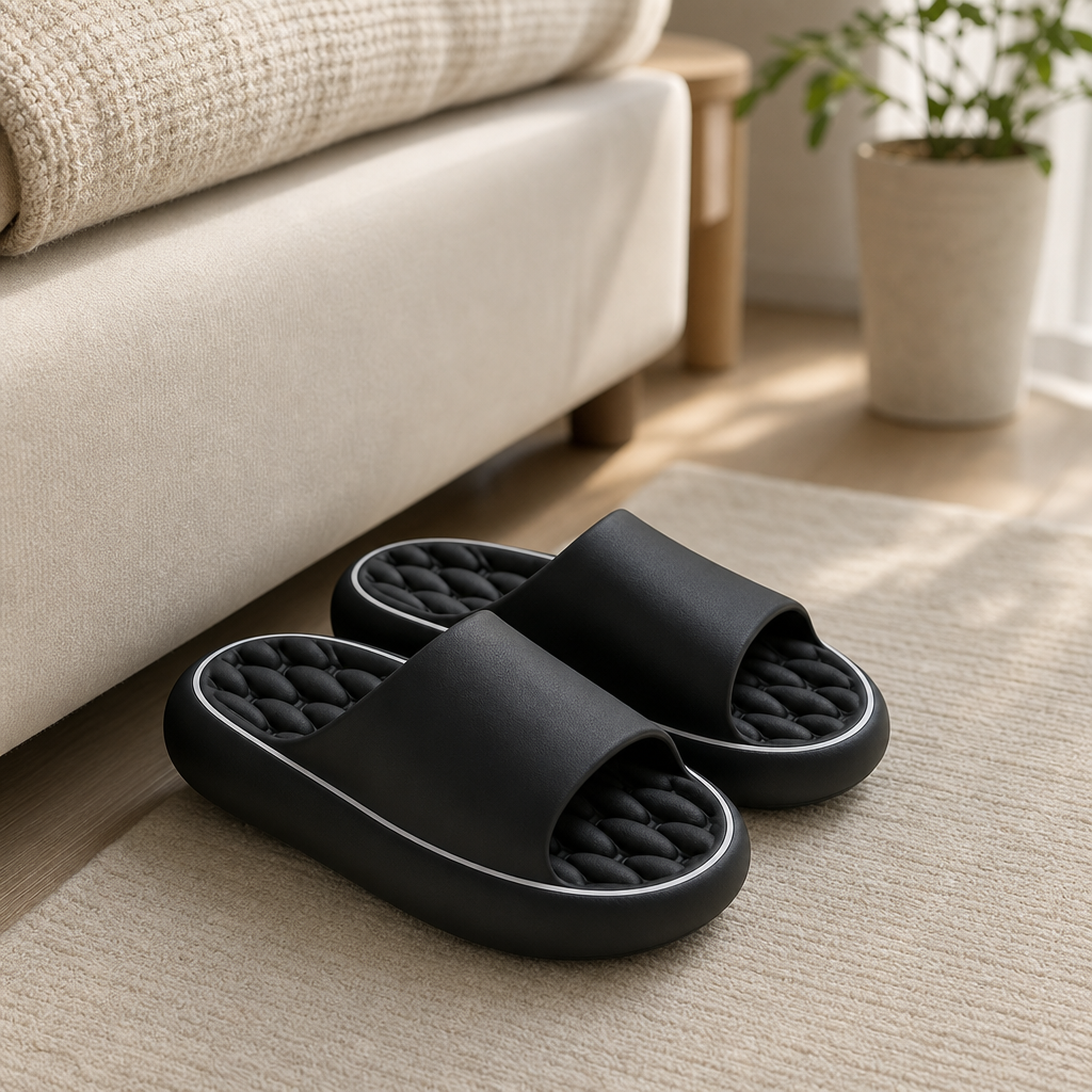 Tredora cushioned house slippers non-slip outsole - slot G3