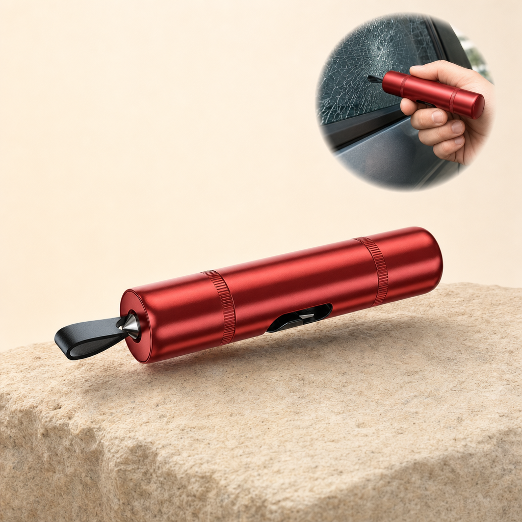 Rescora red car emergency tool product listing
