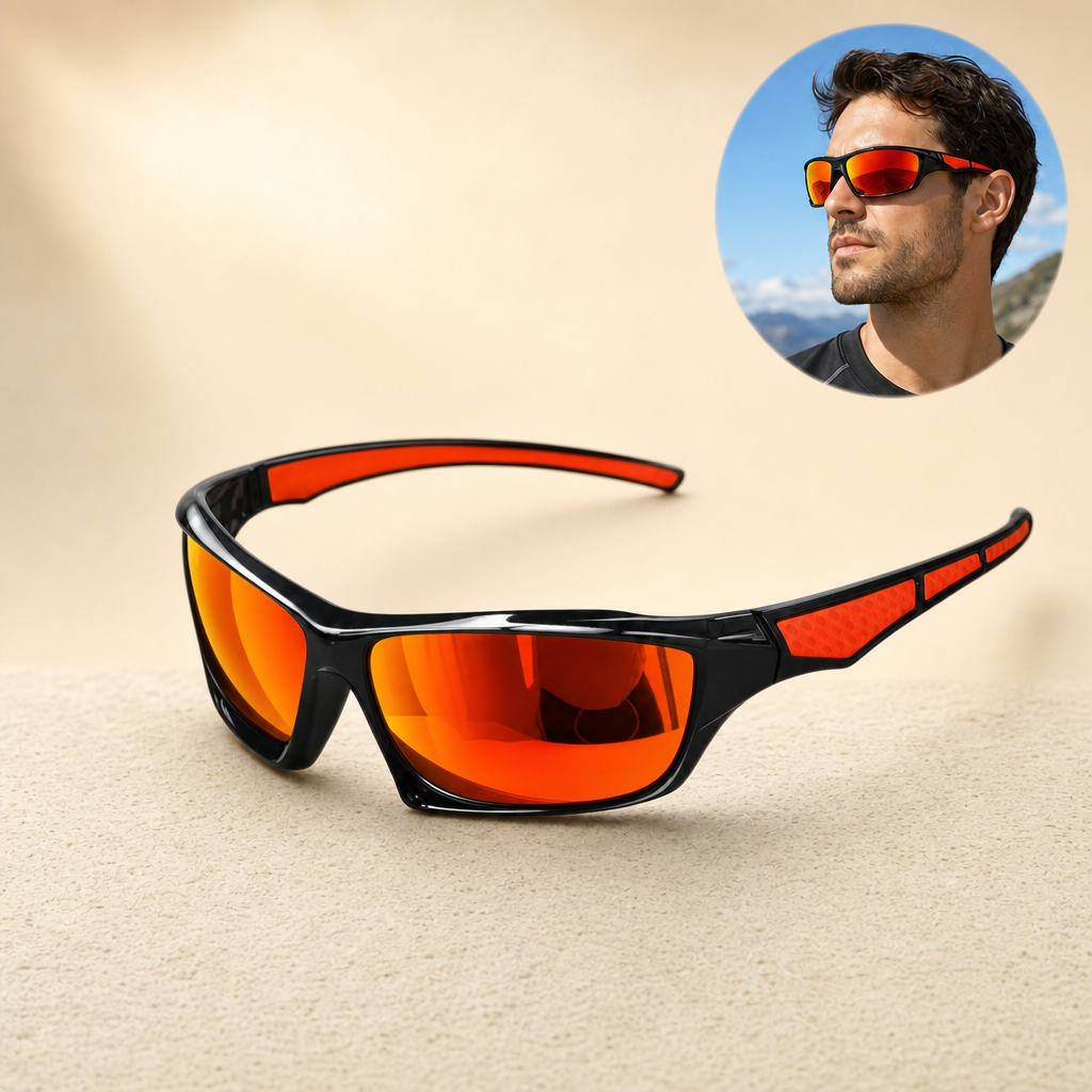 Solaro polarised sunglasses – Orange